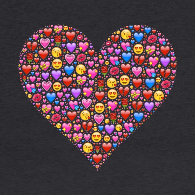 A Heart Full of Love Emojis by PatrioTEEism